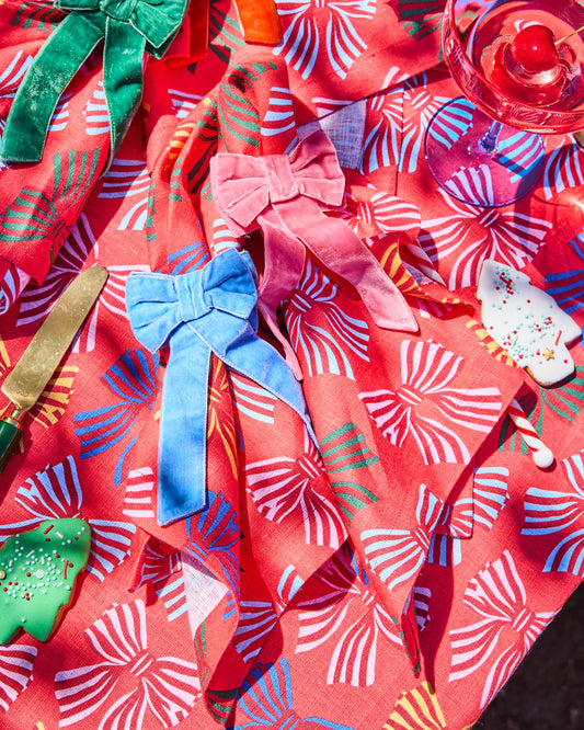 Festive Bow Napkin Set
