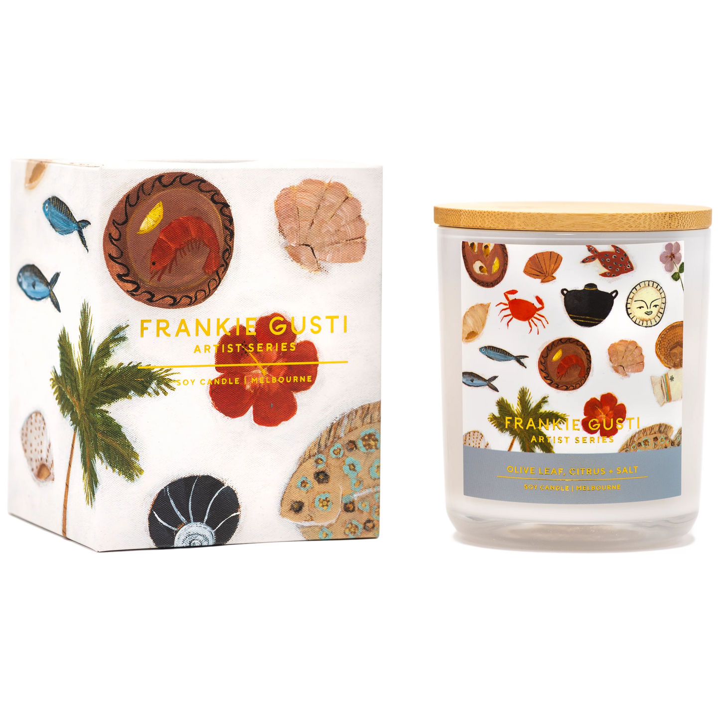 Artist Series Candle - Olive Leaf, Citrus + Salt