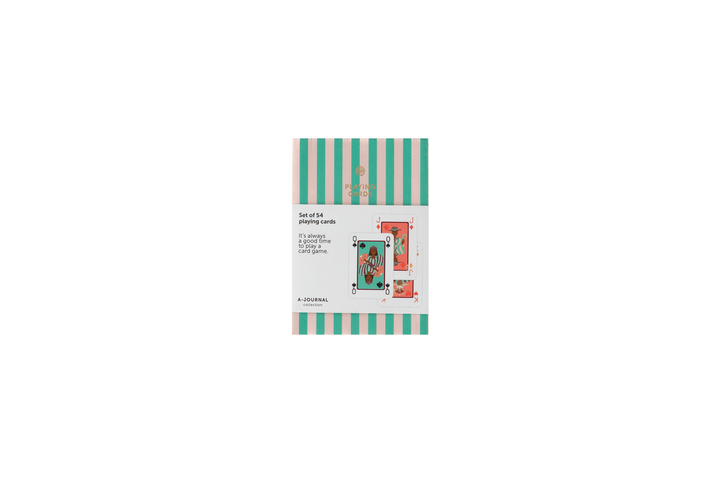 Playing Cards – Stripes Green