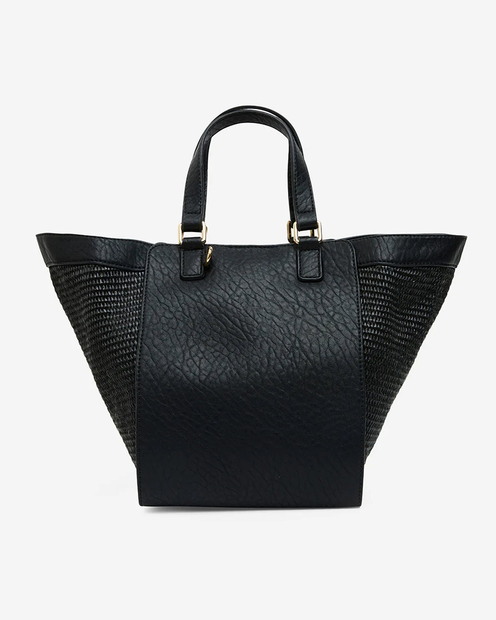 Carnegie Tote - Black Weave