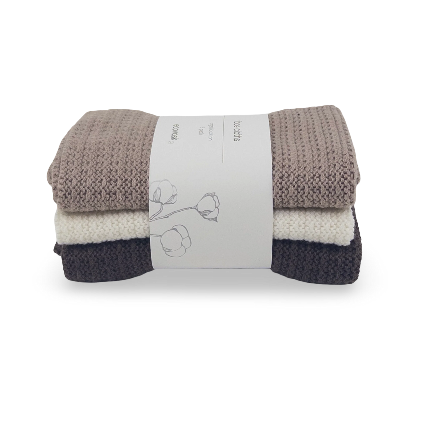 Face Cloth 3pk - Affogato