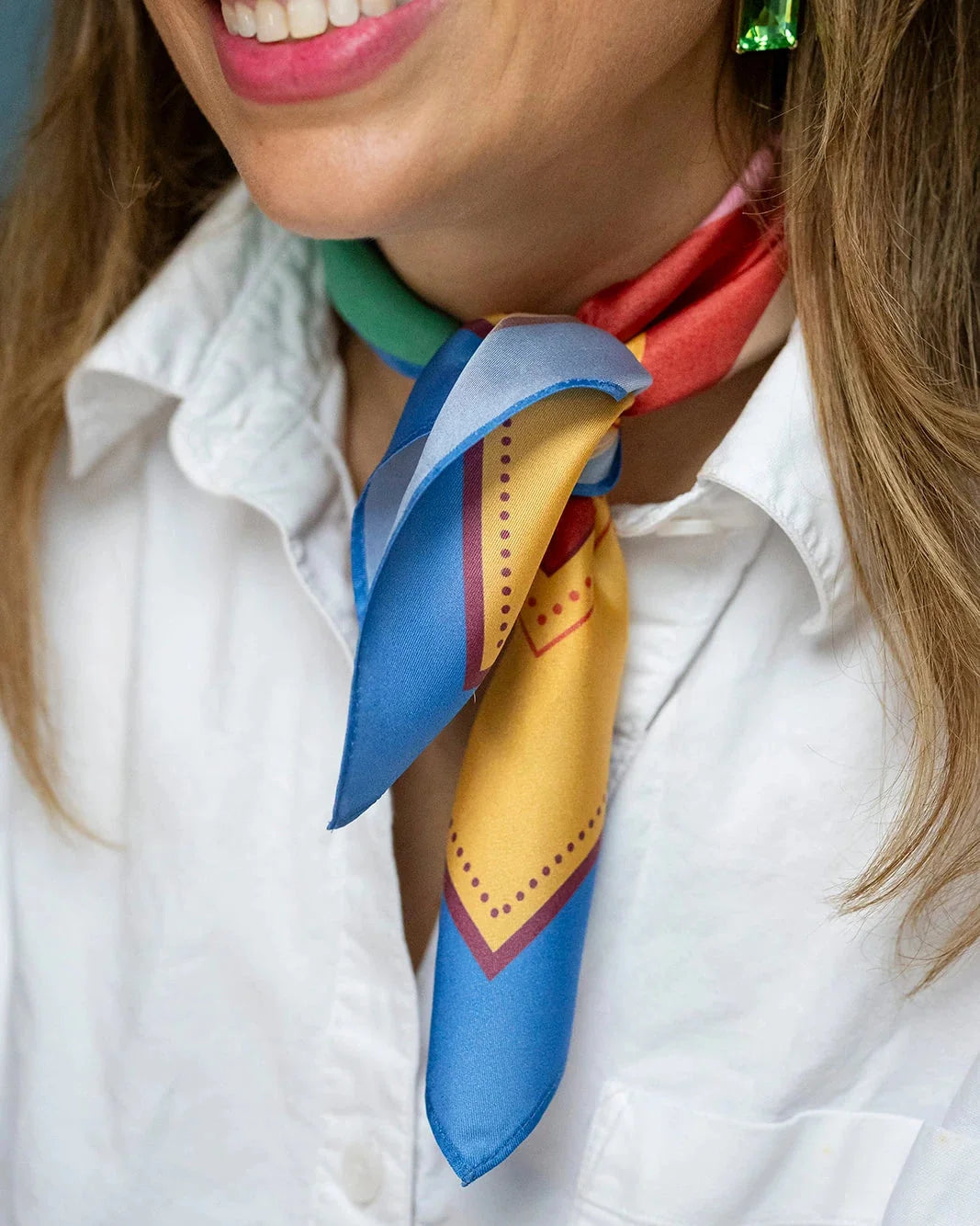 Silk Neck Scarf: Rio