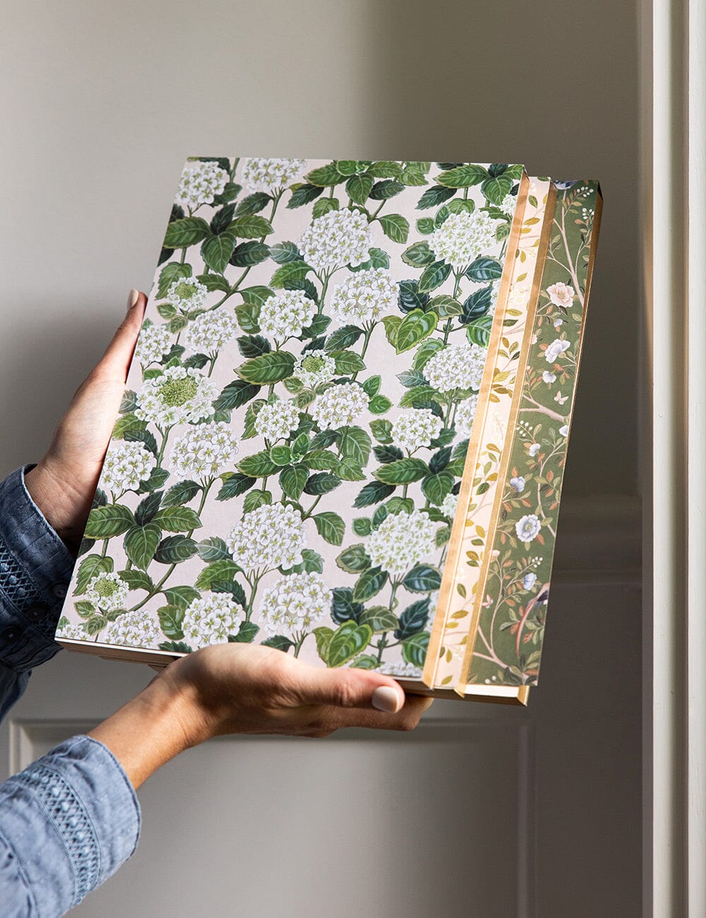 Hydrangea Jumbo Notepad Jotter