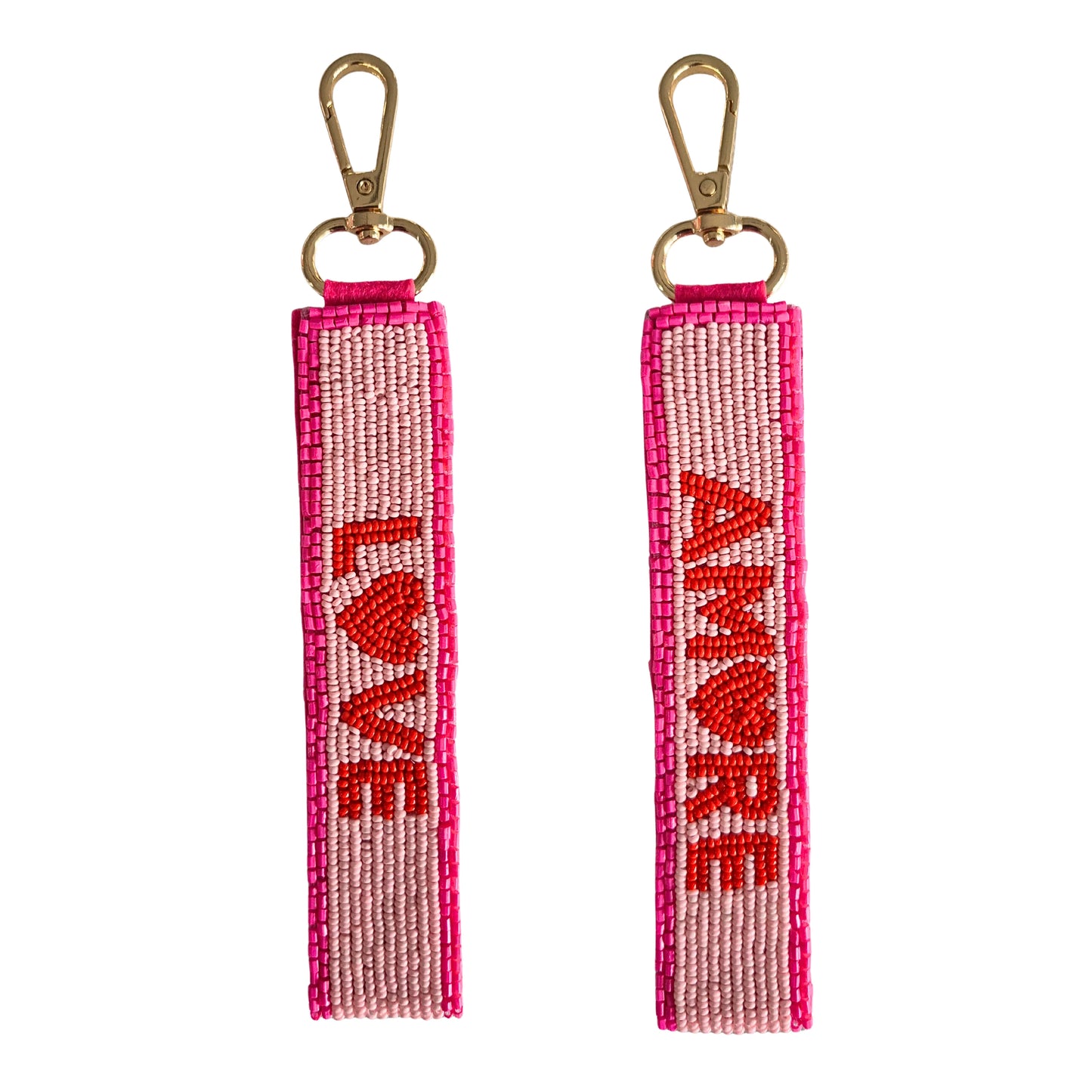 Amore & Love Beaded Keychain