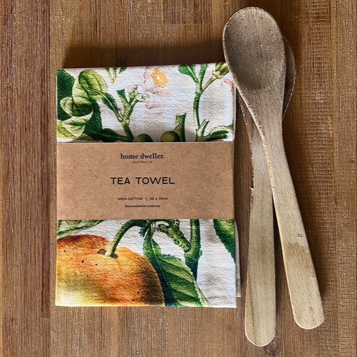 Orange Tea Towel