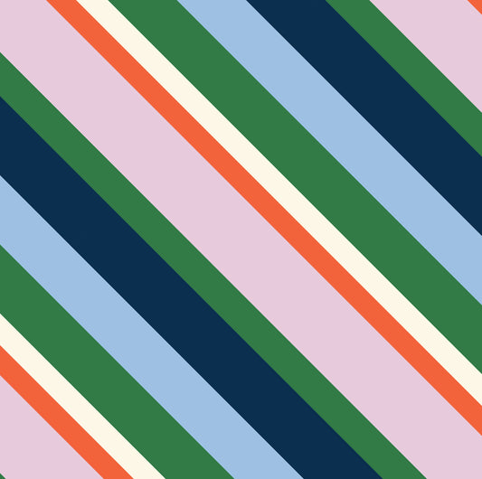 Rugby Stripe Medium Tote