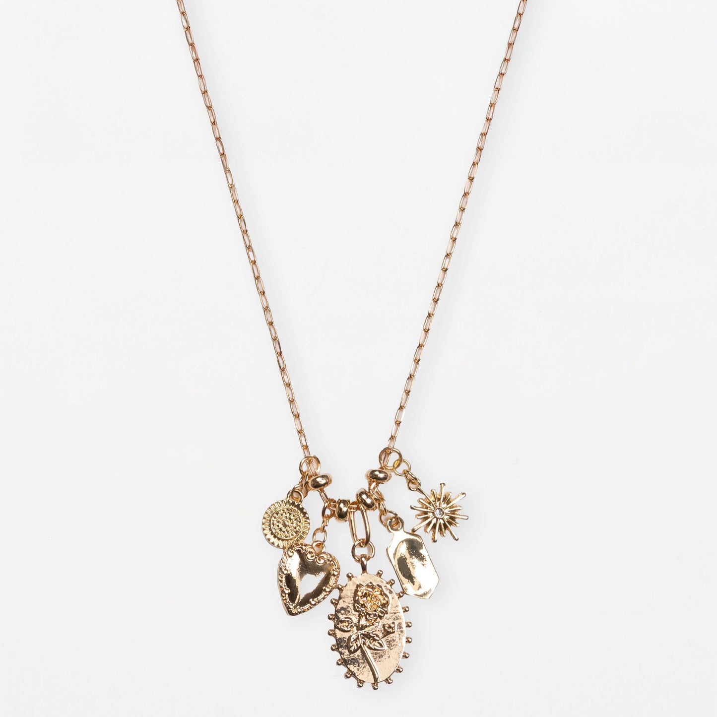 Gold Charm Necklace