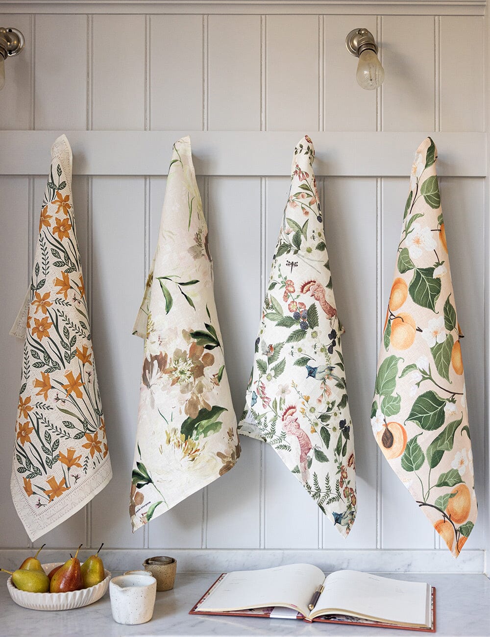 Daffodil Linen Tea Towel