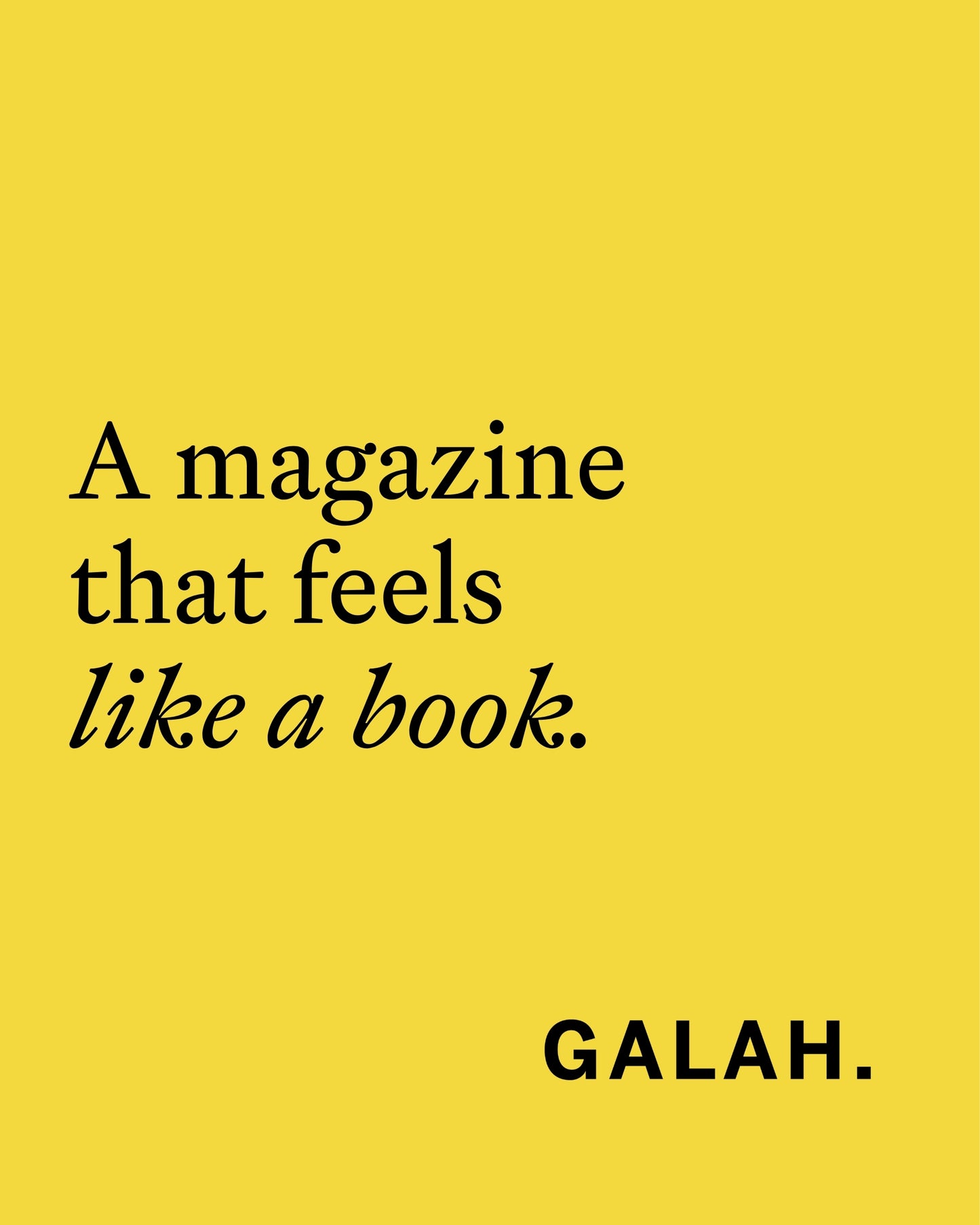Galah Magazine - Issue 14
