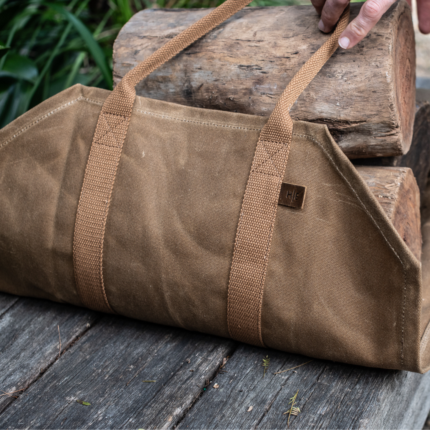 Canvas Wood Carrier