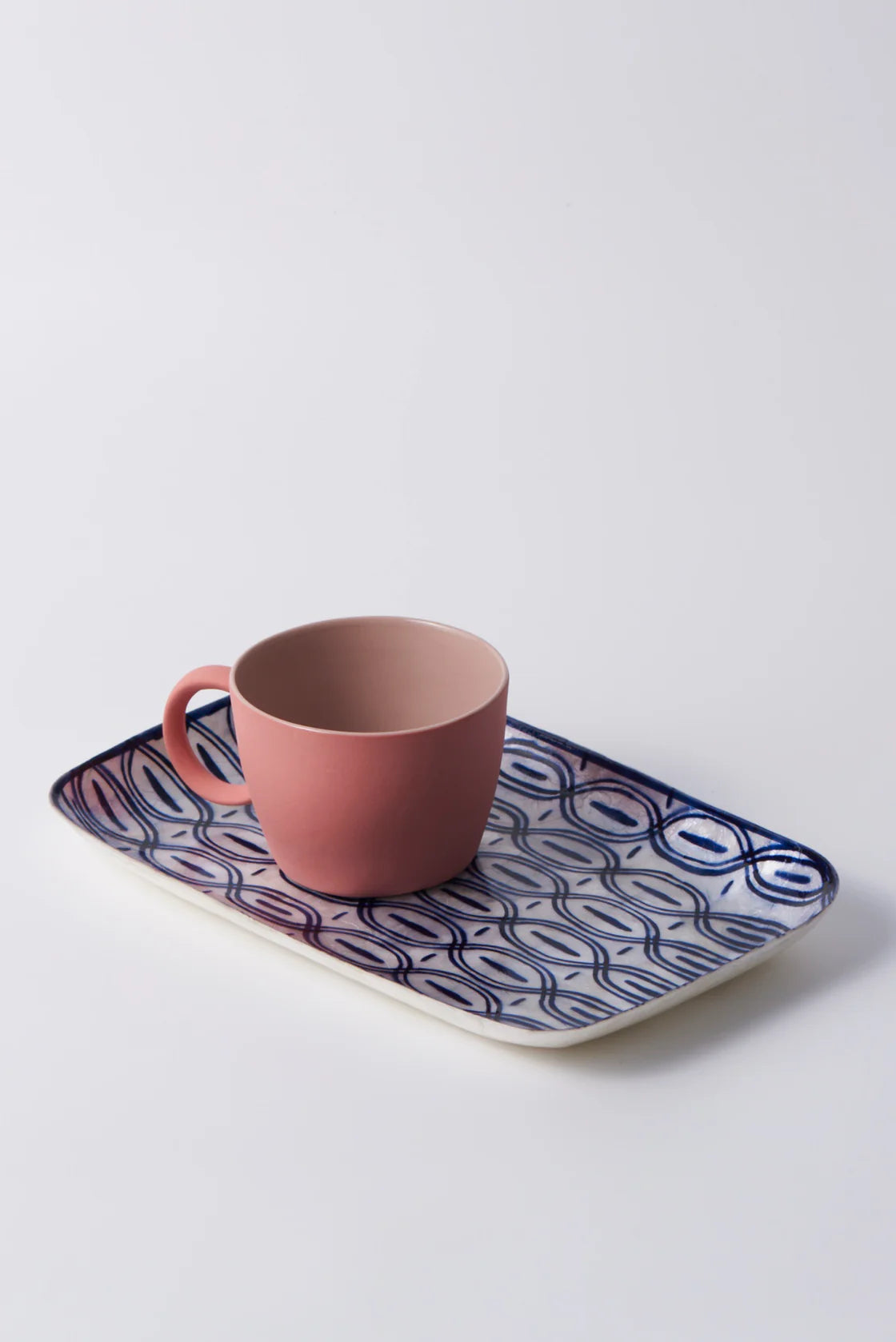 Atlantic Blue Stripes Tray