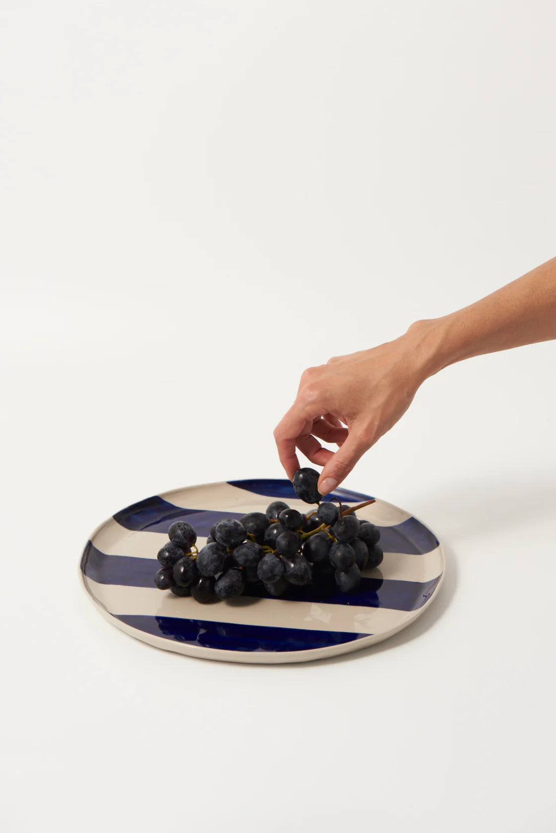 Cabana Blue Stripe Platter