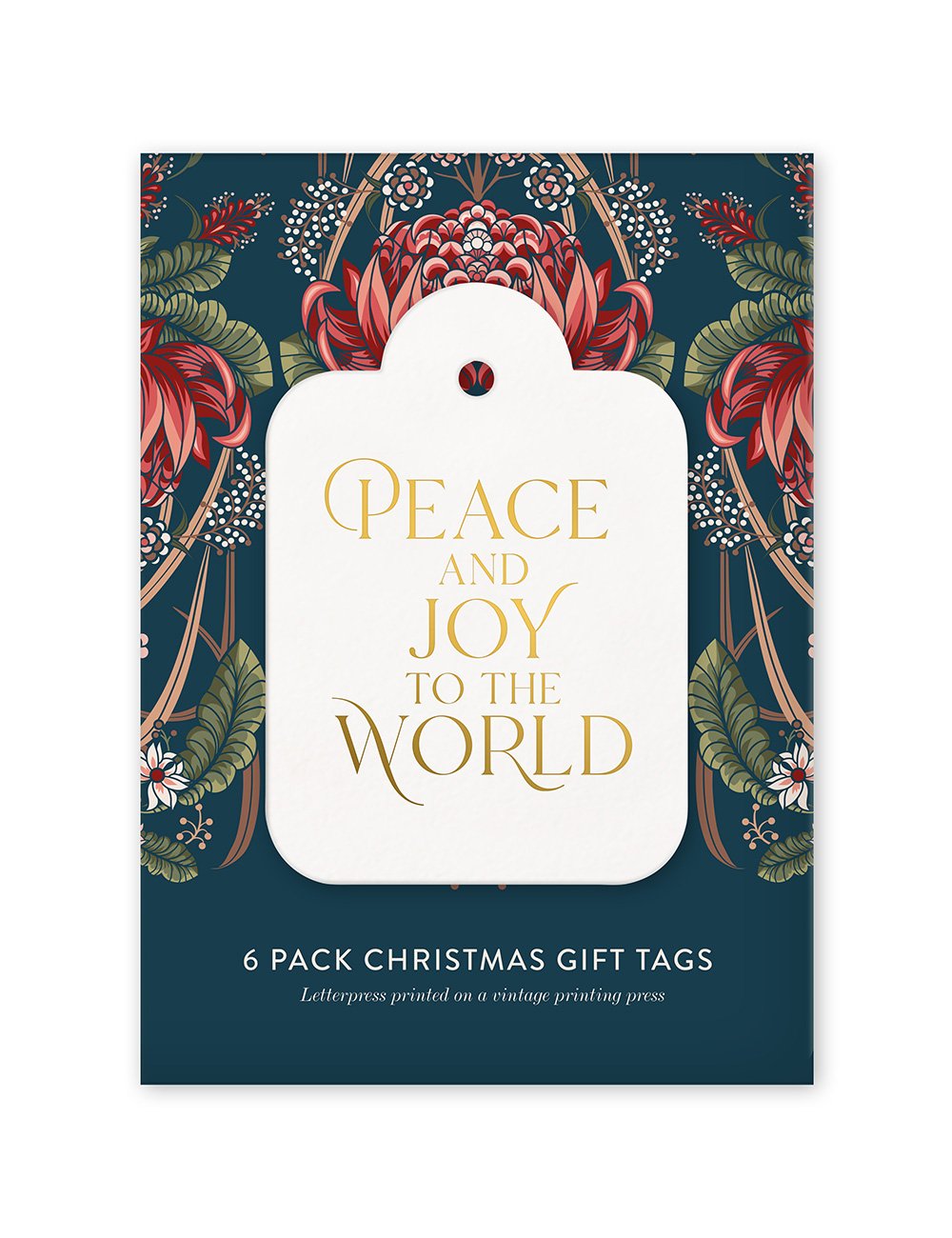 Gift Tags 6 pack "Peace & Joy"