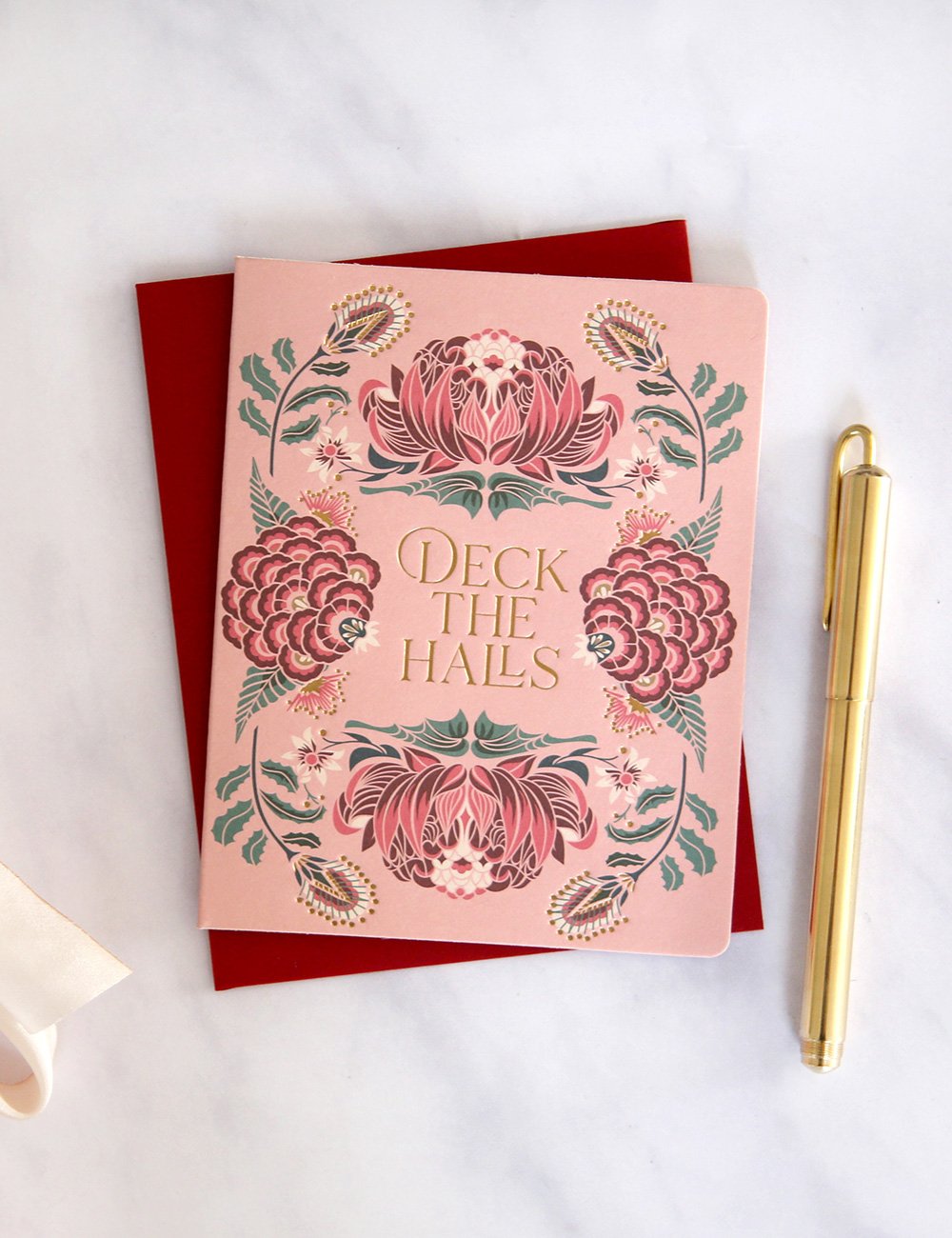 'Deck the Halls' Card
