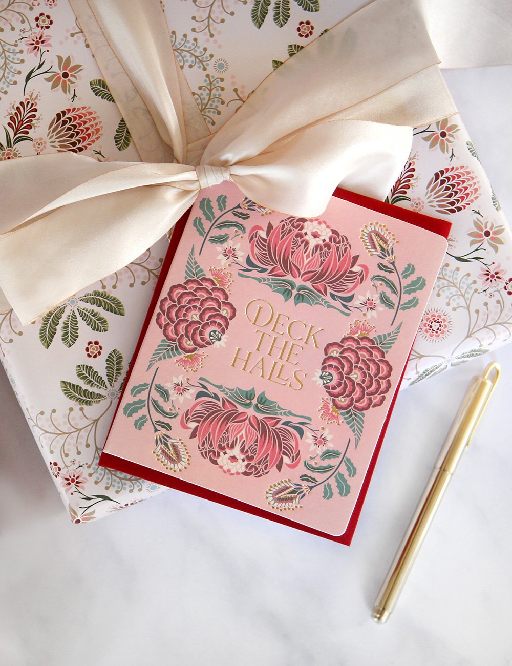 'Deck the Halls' Card