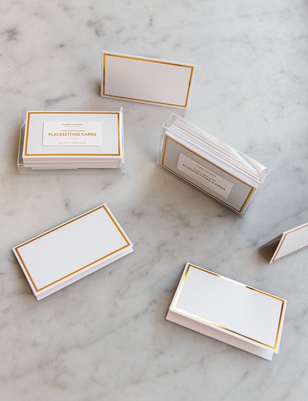 Gold Foil Place Cards