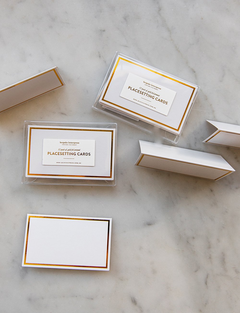 Gold Foil Place Cards