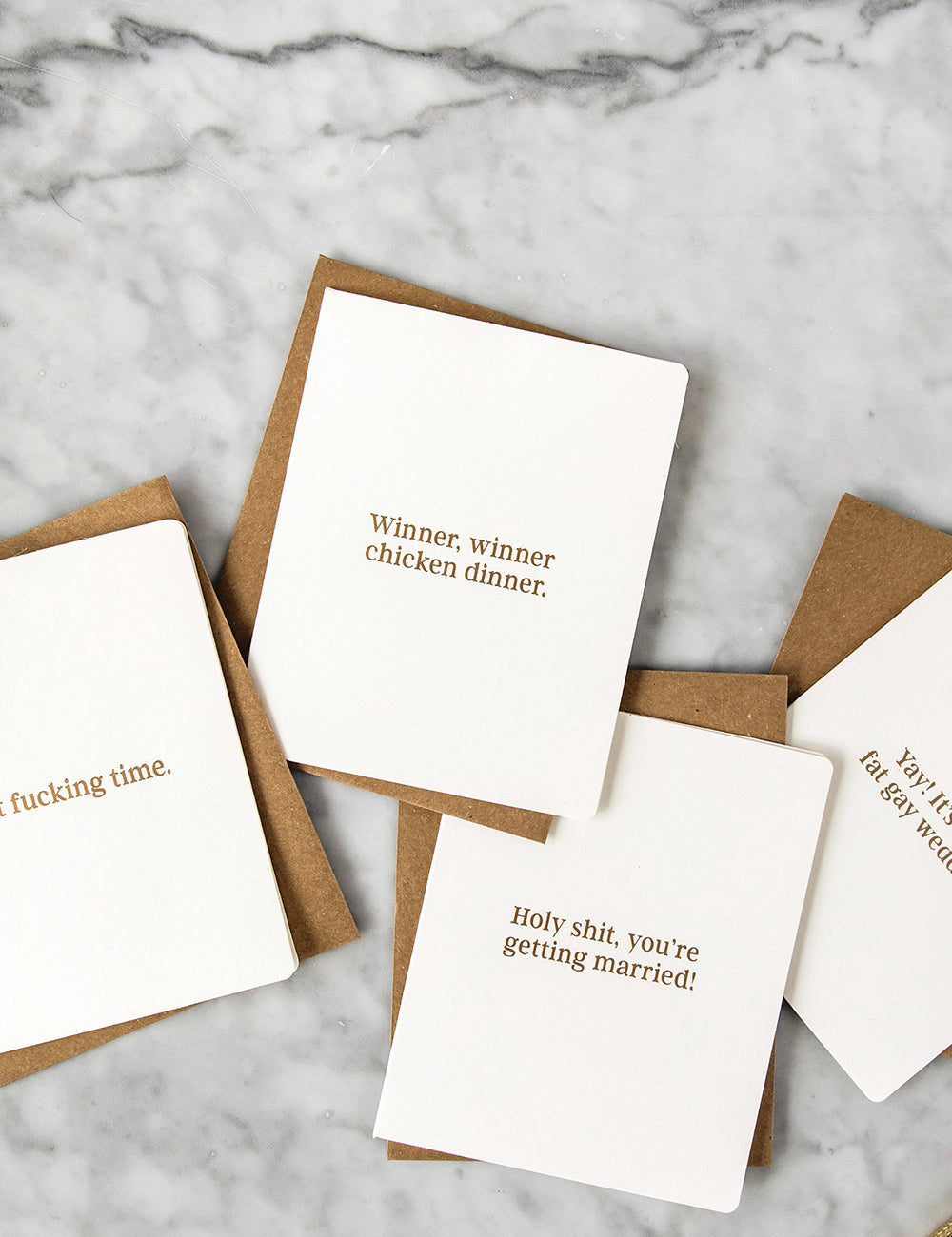 "Winner, winner chicken dinner" Card