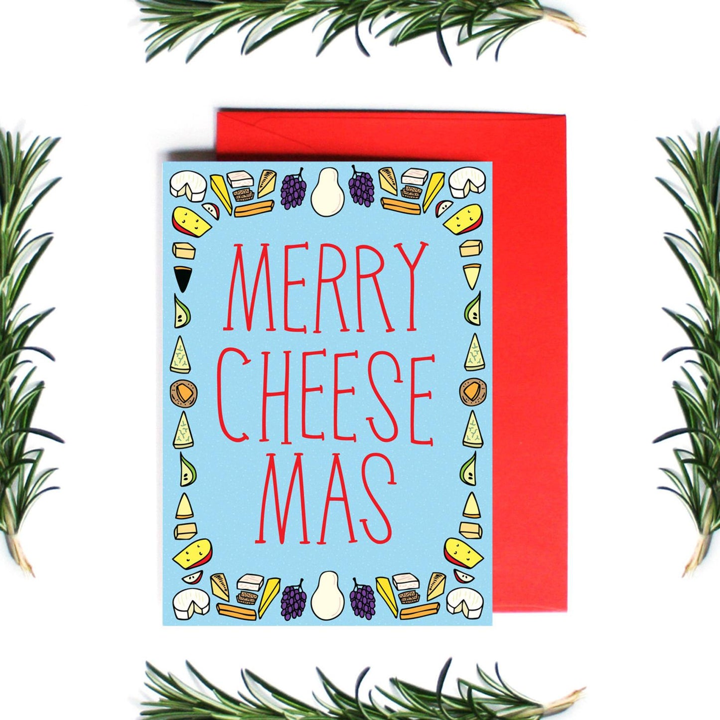 Merry Cheesemas Card