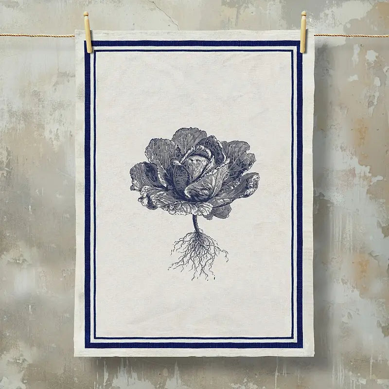 Botanic Kitchen Towel - Cabbage