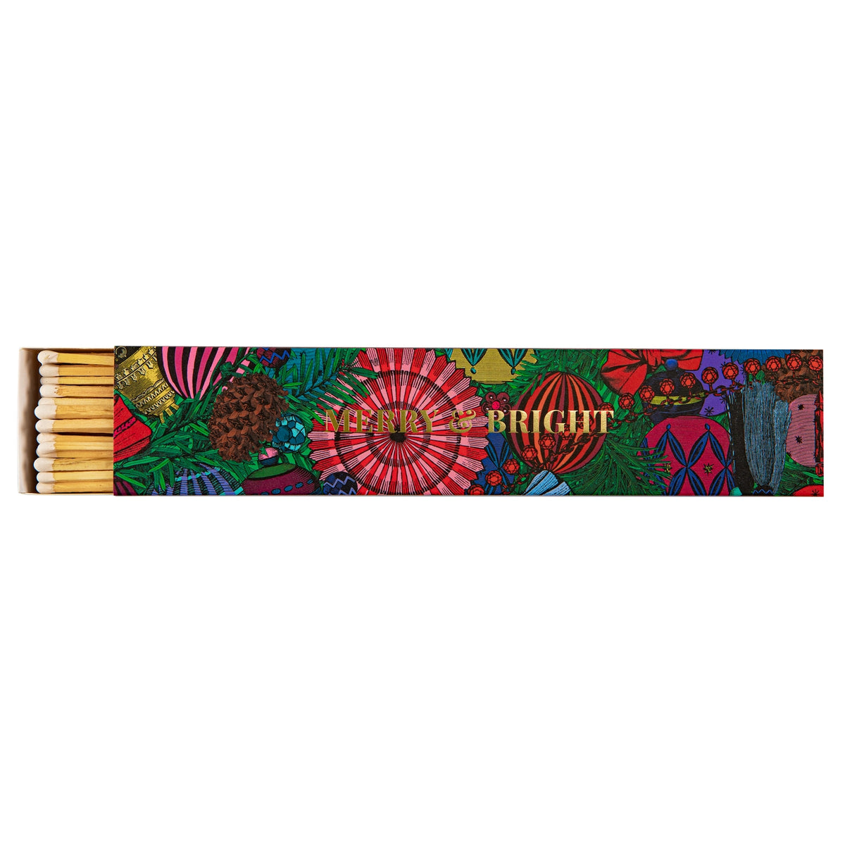 Long Safety Matches - Christmas Baubles