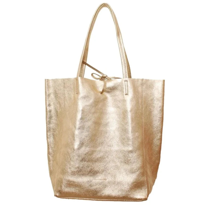 Metallic Gold Tote