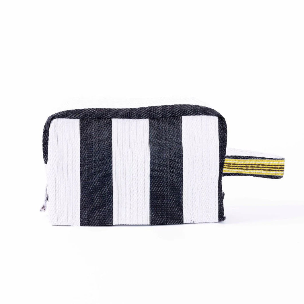 Deauville Cream & Black Toiletry Bag