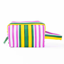 Load image into Gallery viewer, Biarritz Yellow &amp; Green Toiletry Bag