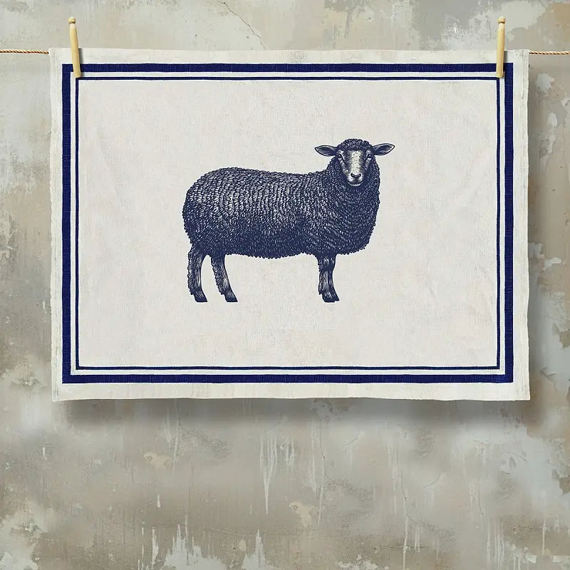 Farmyard Kitchen Towel - Sheep