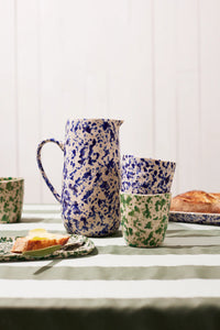 Splatter Jug Blue