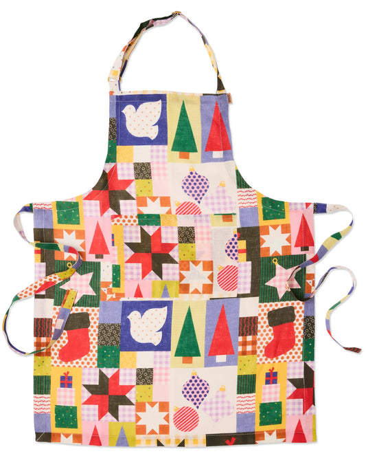 Christmas Patchwork Apron