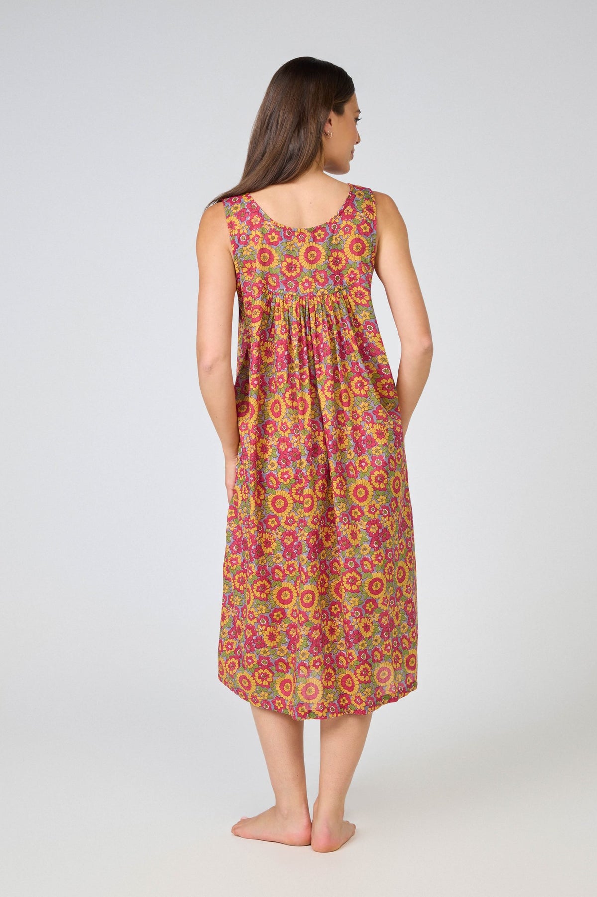 Arabella Sunflowers Lace V-Neck Nightie