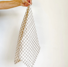 Load image into Gallery viewer, Pure French Linen Tea Towel (Gingham)