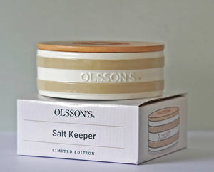 Salt Keeper with Bamboo Lid