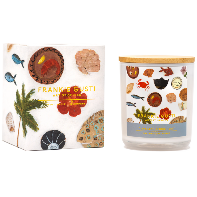 Artist Series Candle - Olive Leaf, Citrus + Salt