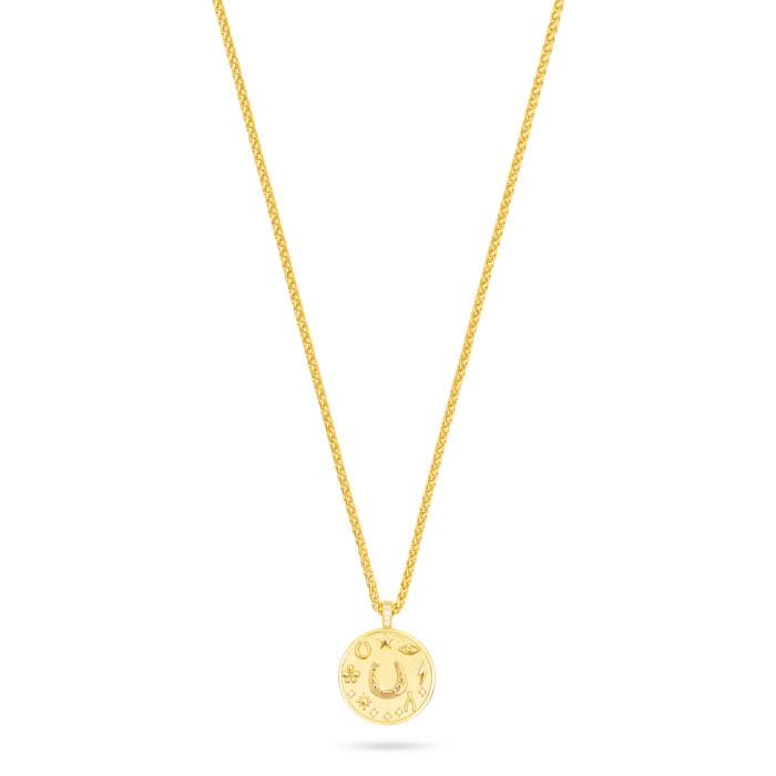 Lucky Amulet Pendant Necklace- Horse Shoe