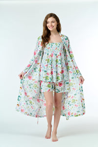 Arabella Dressing Gown Spring Florals