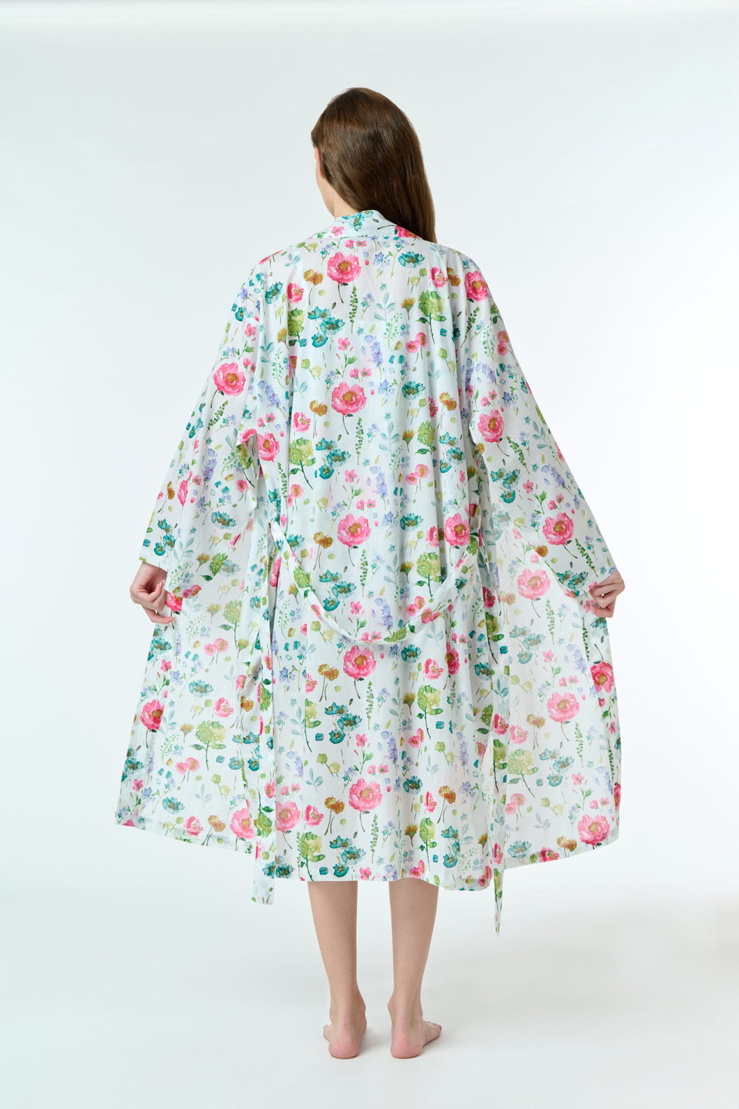 Arabella Dressing Gown Spring Florals