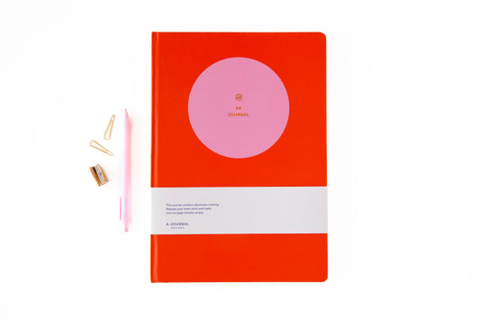 Sketchbook A4 - Circle Pink & Red