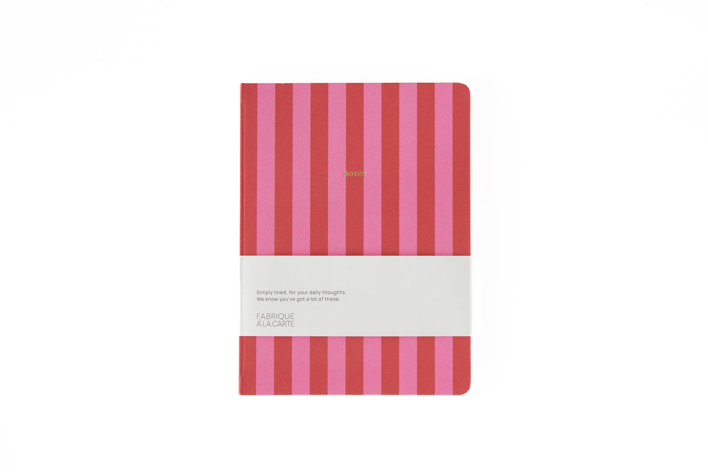 Fabrique Notebook – Stripes Pink