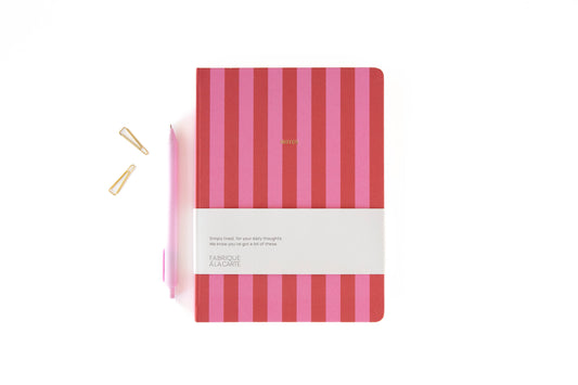 Fabrique Notebook – Stripes Pink
