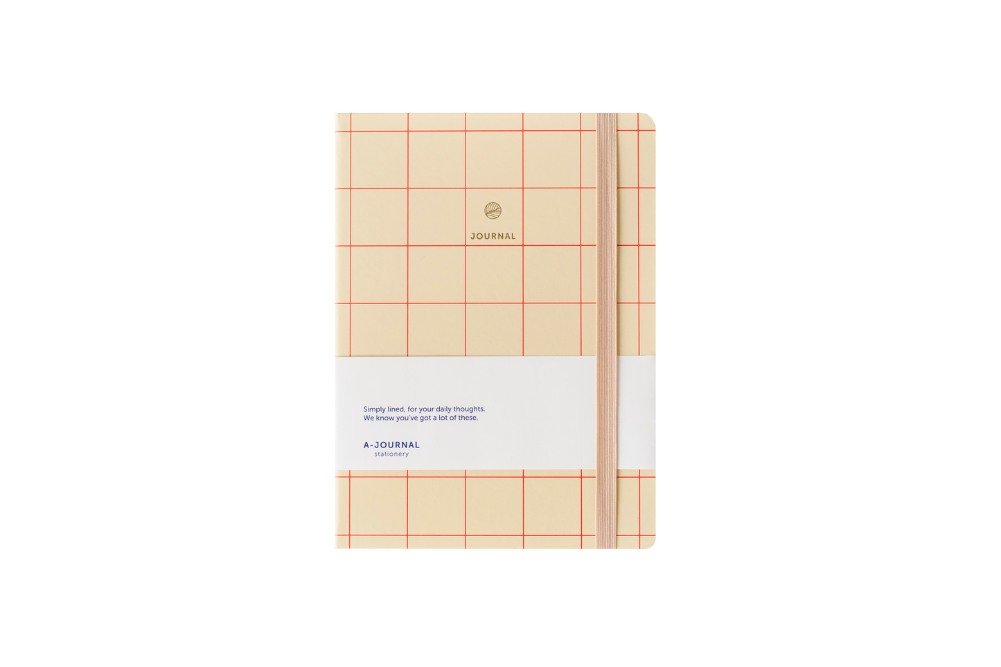 Notebook Journal - Thin Checkered Red