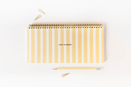 Fabrique Deskplanner - Stripes Yellow
