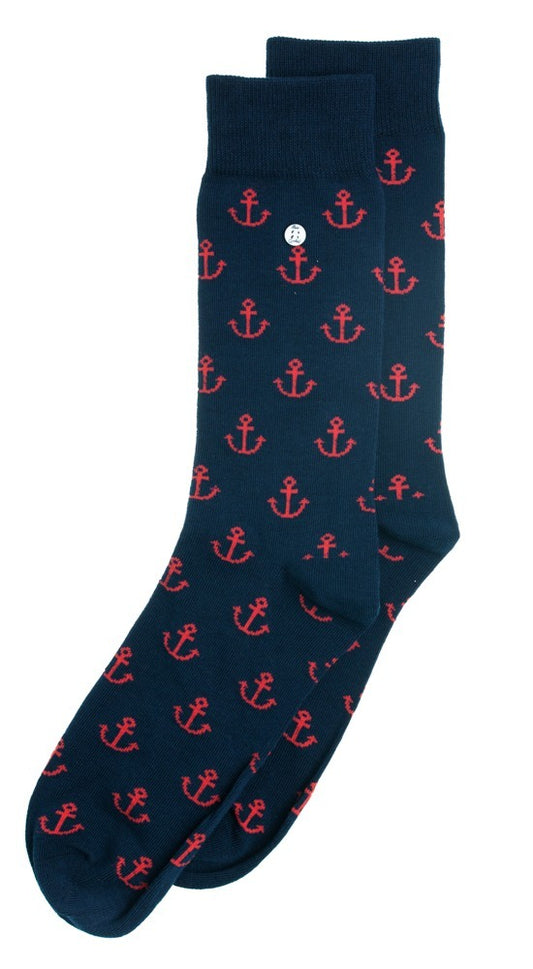 Anchor Socks Navy