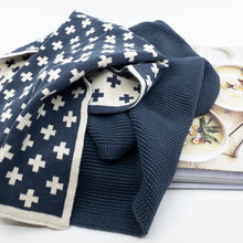 Load image into Gallery viewer, Kitchen Towel Duo Navy+