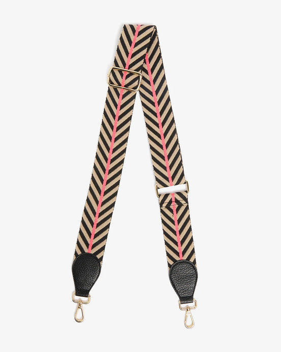 Accent Strap Taupe Chevron