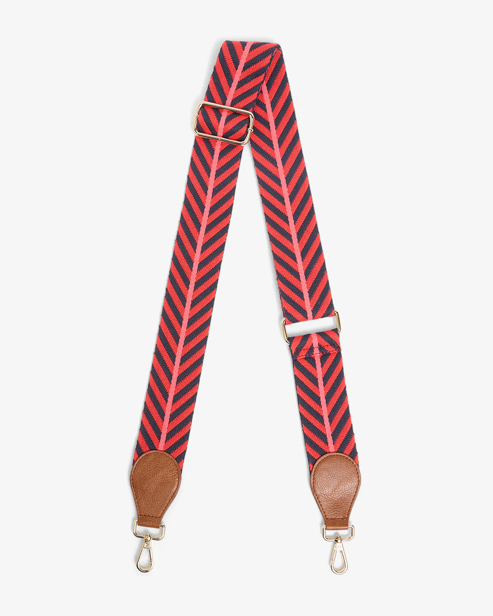 Accent Strap Red & Navy Chevron