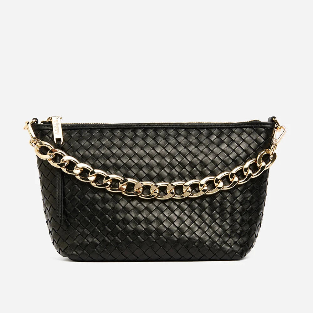 Agnes Bag Black Weave