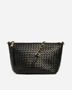 Agnes Bag Black Weave