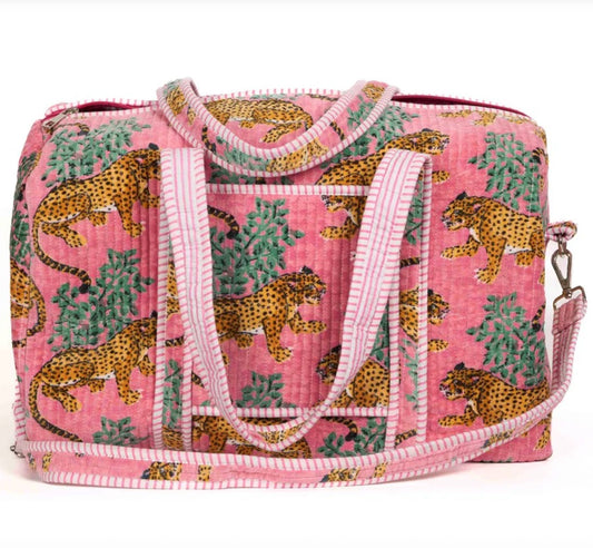 Velvet Weekender - Rose Tiger